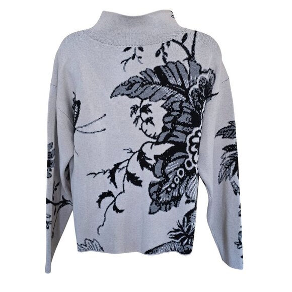 Maeve X-Small Floral Print Sweater By Anthropologie cottagecore boho warm soft - Picture 2 of 6